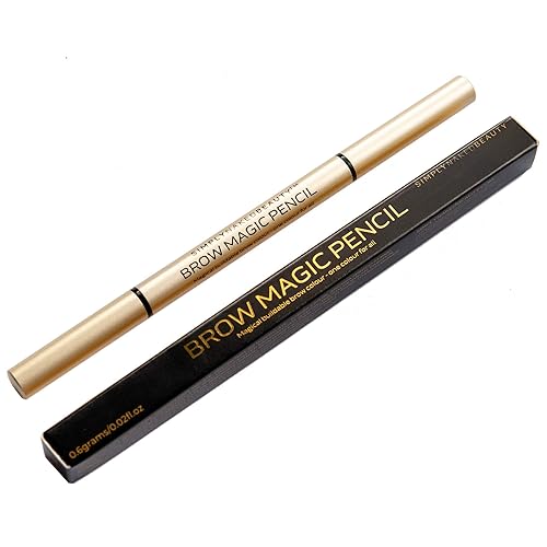 Simply Naked Beauty Brow Master - Magic Brow colour pencil | Buildable Mineral Brown Eyebrow Pencil kit. Eye makeup for dramatic brows. Suits any skin Beauty & Personal Care SNB