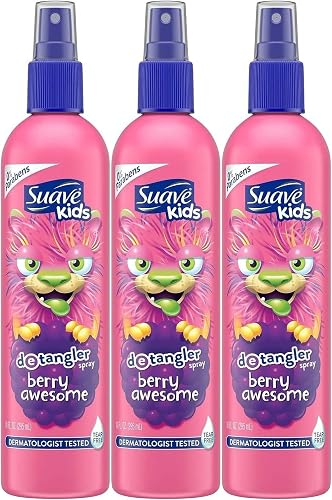 Suave Kids Detangler Spray, Berry Awesome, 10 Fluid Ounce (Pack of 3) Beauty & Personal Care Suave