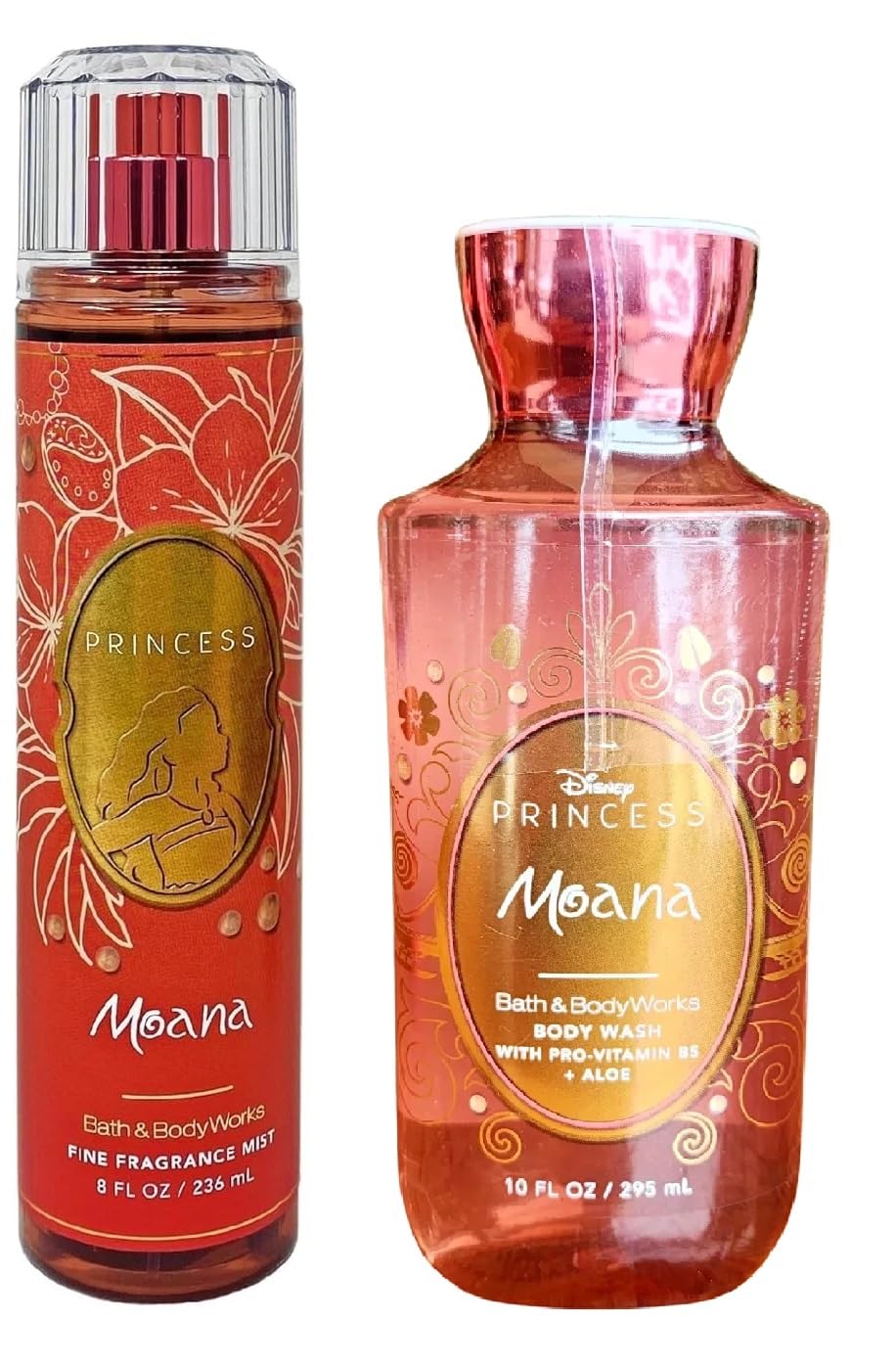 Bath and Body Works Moana Shower Gel and Fragrance Mist Set - Full Size - Princess Collection Beauty and Personal Care Bath & Body Works
