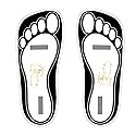 120 Pairs(240 Feets) Disposable Black Tanning Feet Pads Sunless Airbrush Spray Tent Protect Foot Shaped Spray Tan Sandals Beauty & Personal Care HeeStar