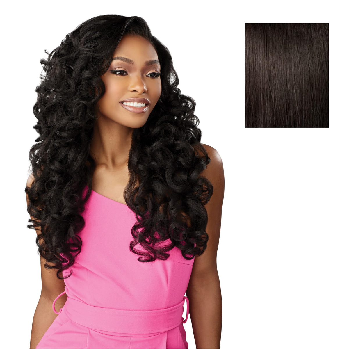 Sensationnel Instant Weave Half Wig-23, 2 DARKBROWN