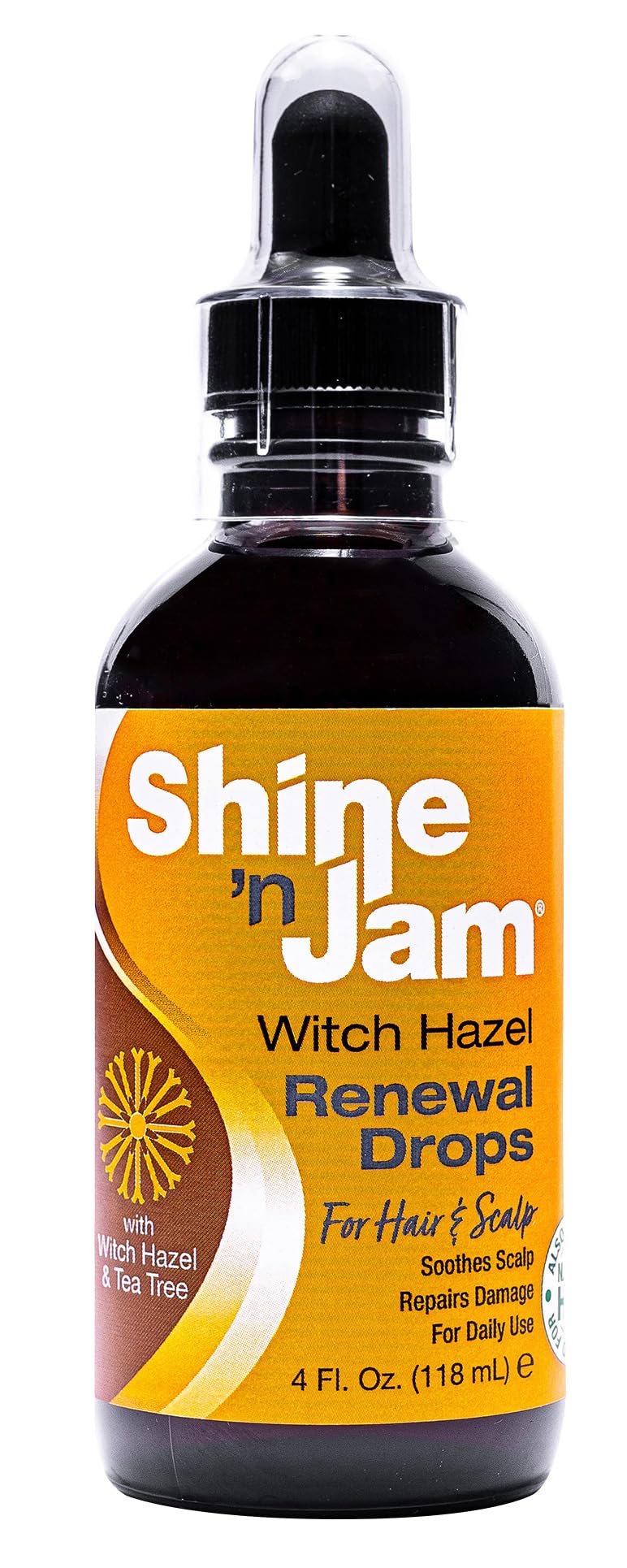 Ampro Shine 'n Jam Renewal Drops with Witch Hazel & Tea Tree 4.0 Fl Oz (Pack of 1) Beauty & Personal Care AmPro