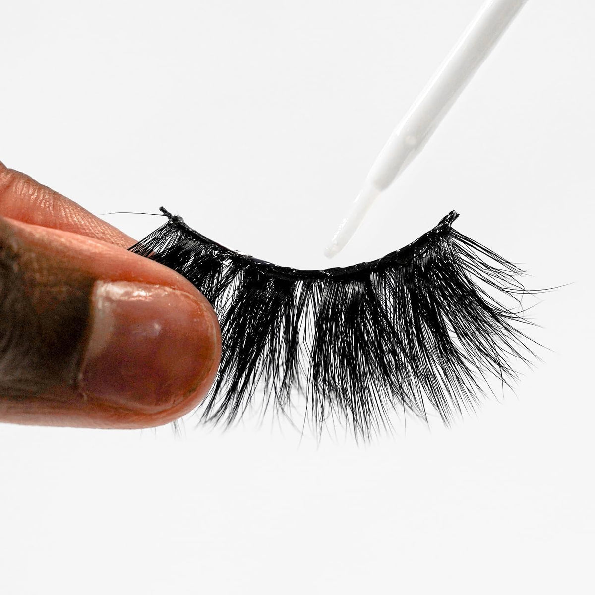EBIN NEW YORK Grip Bond Eyelash Glue Brush Dual 0.20 oz | Fast Dry Lash Glue Black & White | Extra Strong Hold Smudge Resistant Latex Free