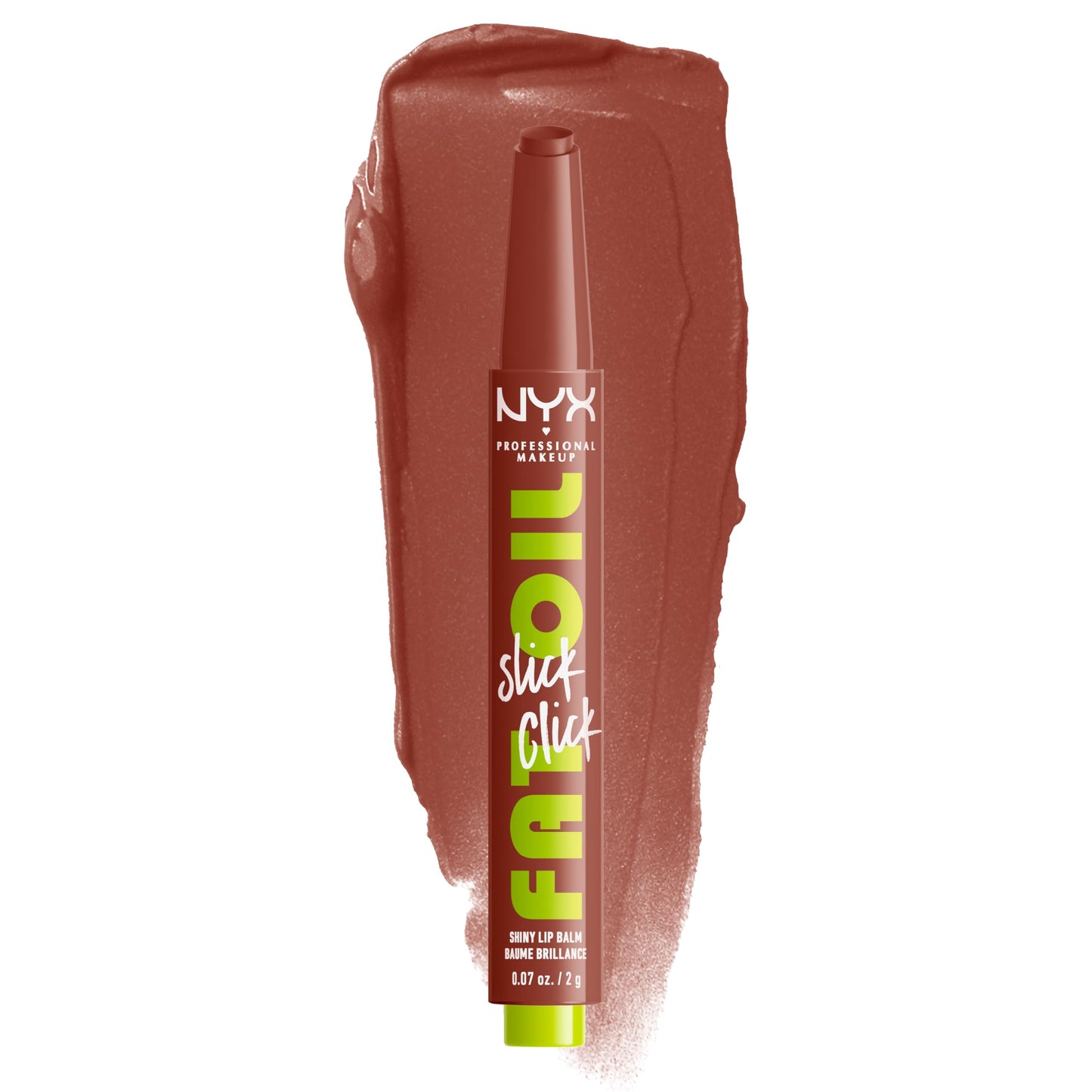 NYX PROFESSIONAL MAKEUP Fat Oil Slick Click, Lightweight, Buildable, Pigmented Vegan Lip Balm - Link In My Bio Beauty and Personal Care NYX PROFESSIONAL MAKEUP