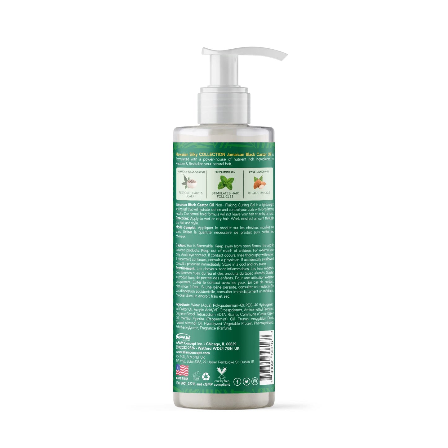 Hawaiian Silky Jamaican Black Castor Oil Collection Non Flaking Curling Gel Beauty & Personal Care Hawaiian Silky