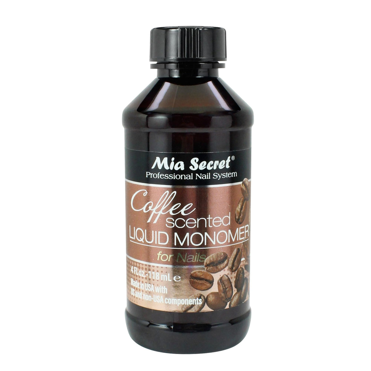 Mia Secret COFFEE SCENTED Liquid Monomer - Alternate Acrylic Nail Liquid for Acrylic Powder - EMA monomer - Scented Nail Monomer liquid - ema monomer