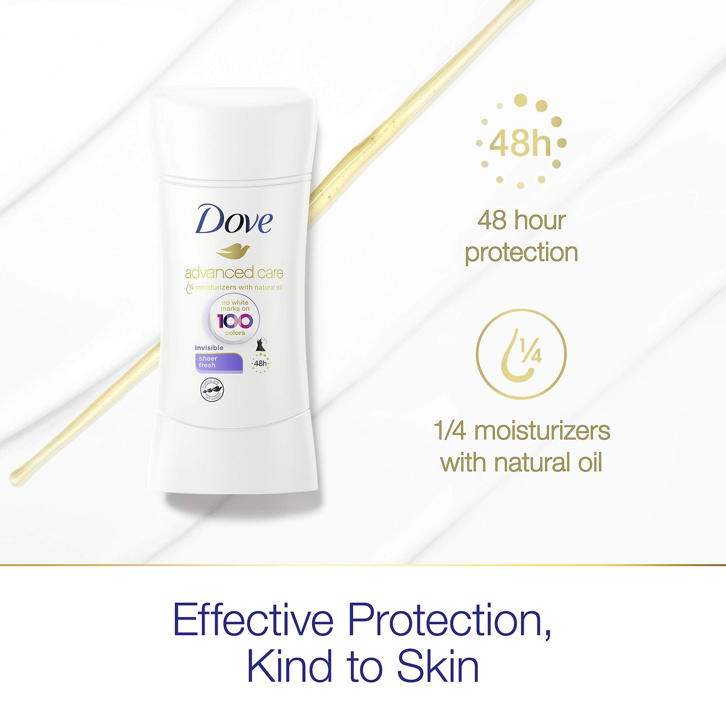 Dove Invisible Advanced Care Antiperspirant Deodorant, Sheer Fresh, 2.6 Ounce Beauty and Personal Care Dove