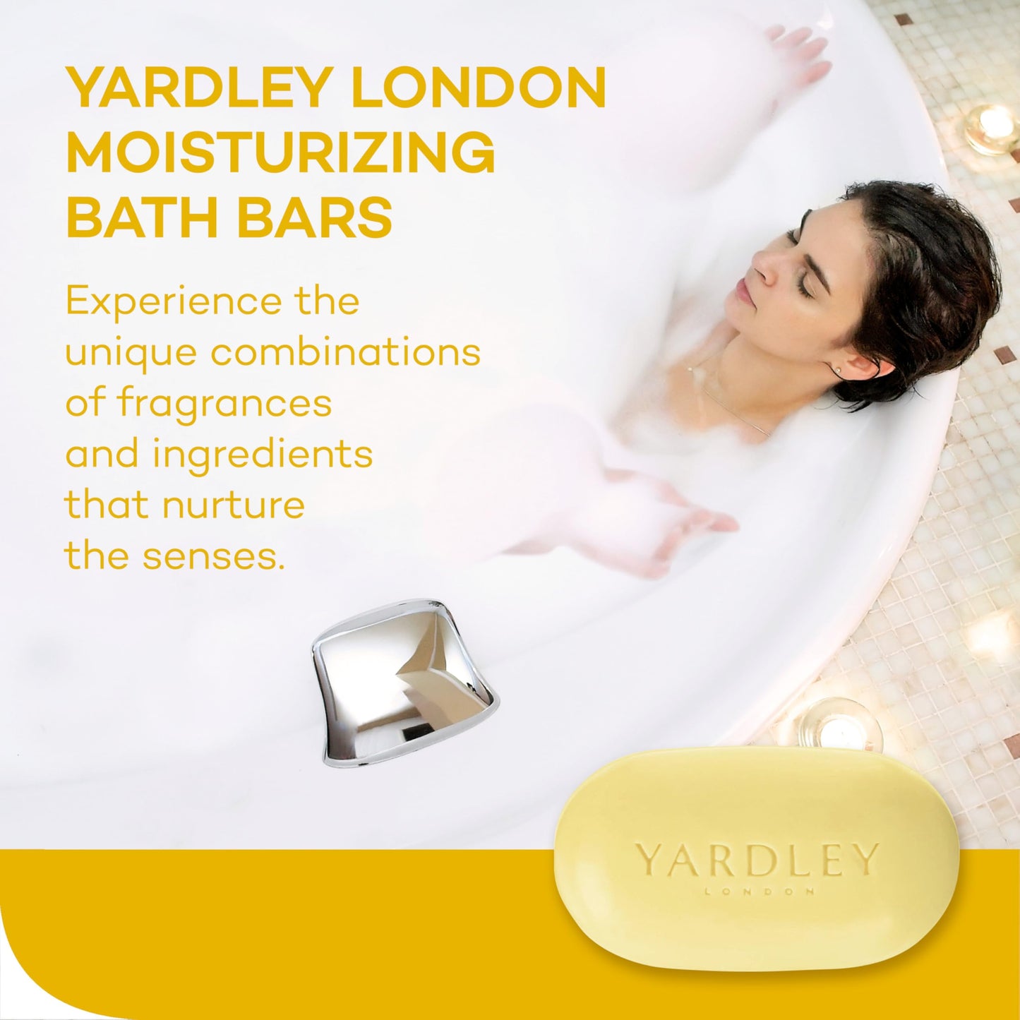 Yardley Lemon Verbena Bar Soap 4.0 Ounce Beauty & Personal Care Yardley