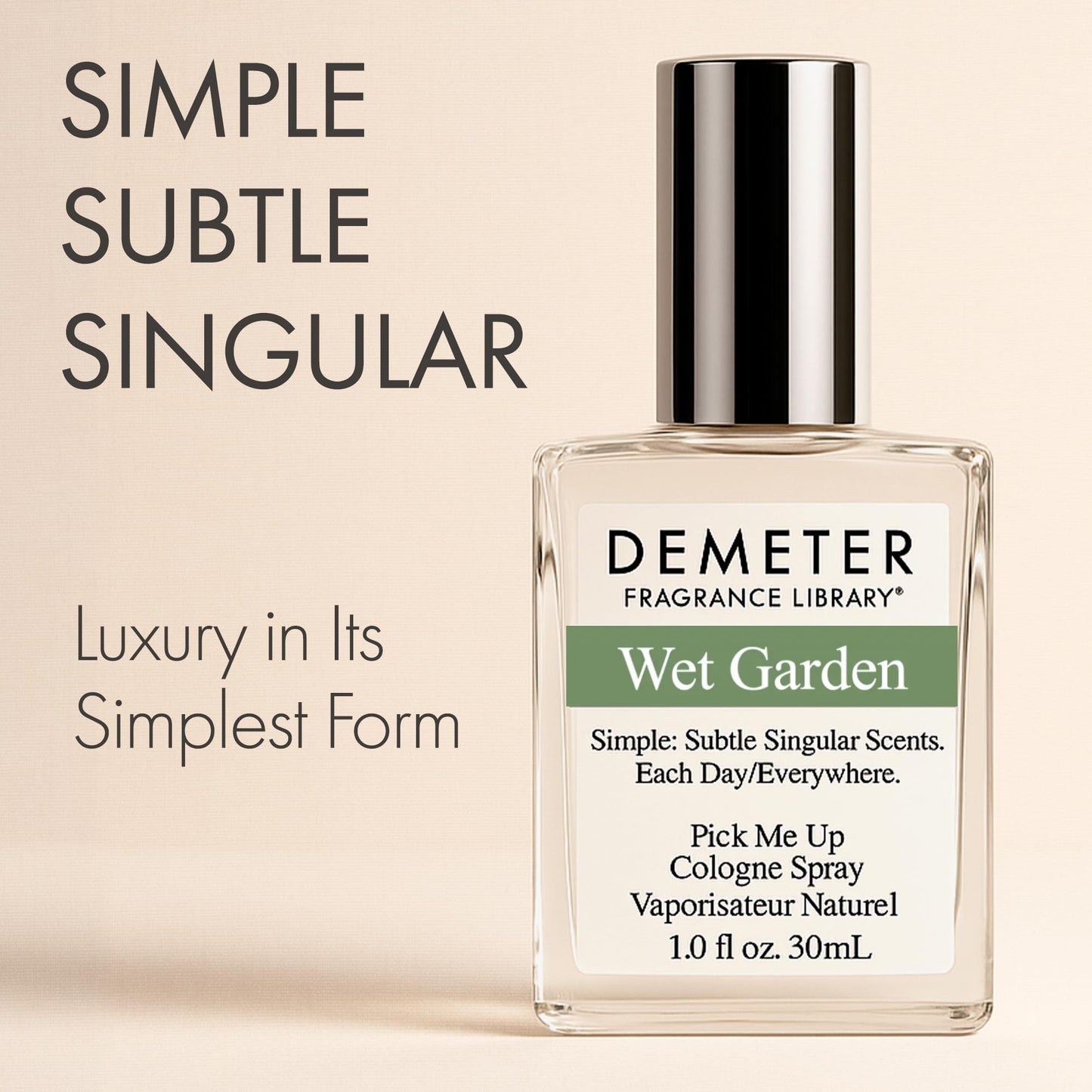 DEMETER Natural Perfume Spray Cologne for Women, Wet Garden, 1 oz Beauty & Personal Care DEMETER