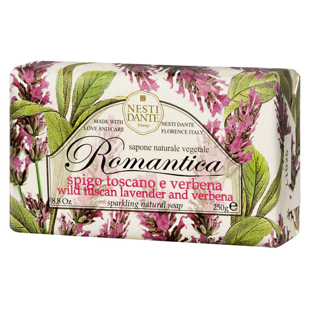 Nesti Dante Romantica Sparkling Natural Soap - Wild Tuscan Lavender & Verbena 250g/8.8oz Beauty & Personal Care Nesti Dante