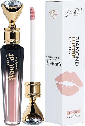 StansOut Beauty Diamond Lustre Fancy Light Hydrating Lip Gloss | Cute Nude Moisturizing Butter-Smooth Colors | Shades for Naturally Plump & Pout, Beauty & Personal Care StansOut Beauty Company