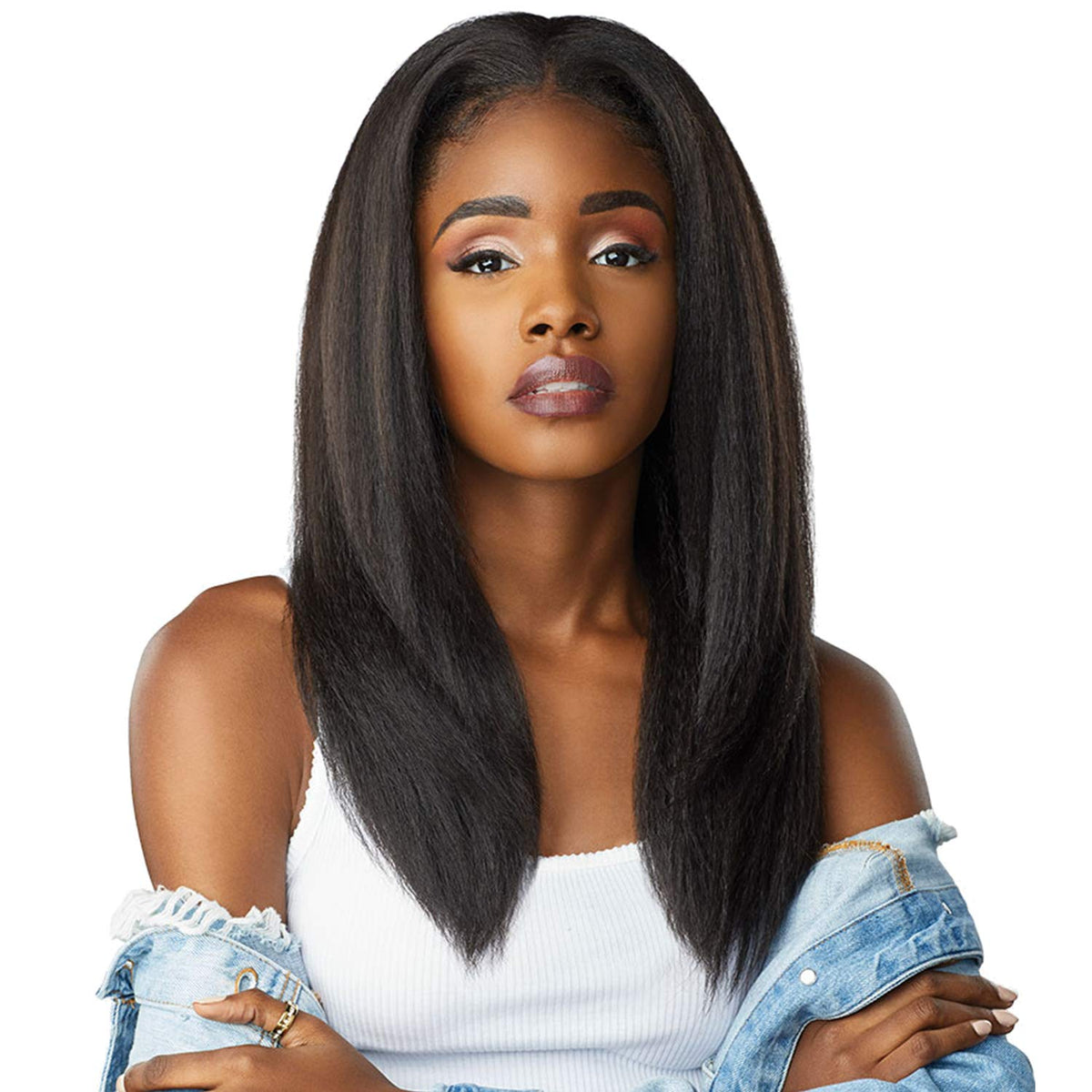 Sensationnel Curls Kinksandco Half Wig-Alpha Woman, 2 DARKBROWN