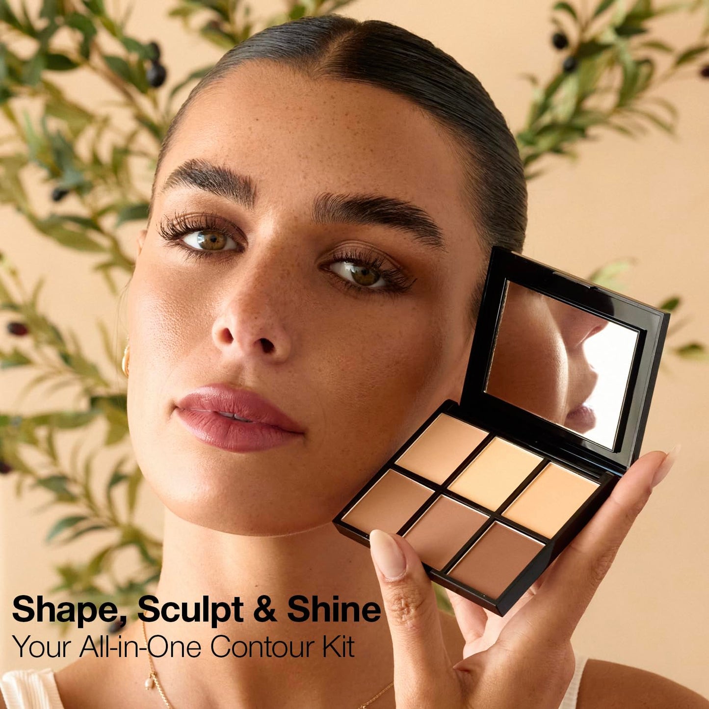 Palladio Definer Contour and Highlight Palette, Perfect for Sculpting Facial Features, Blendable Satin Finish Colors, 6 shades for Contouring Beauty & Personal Care Palladio