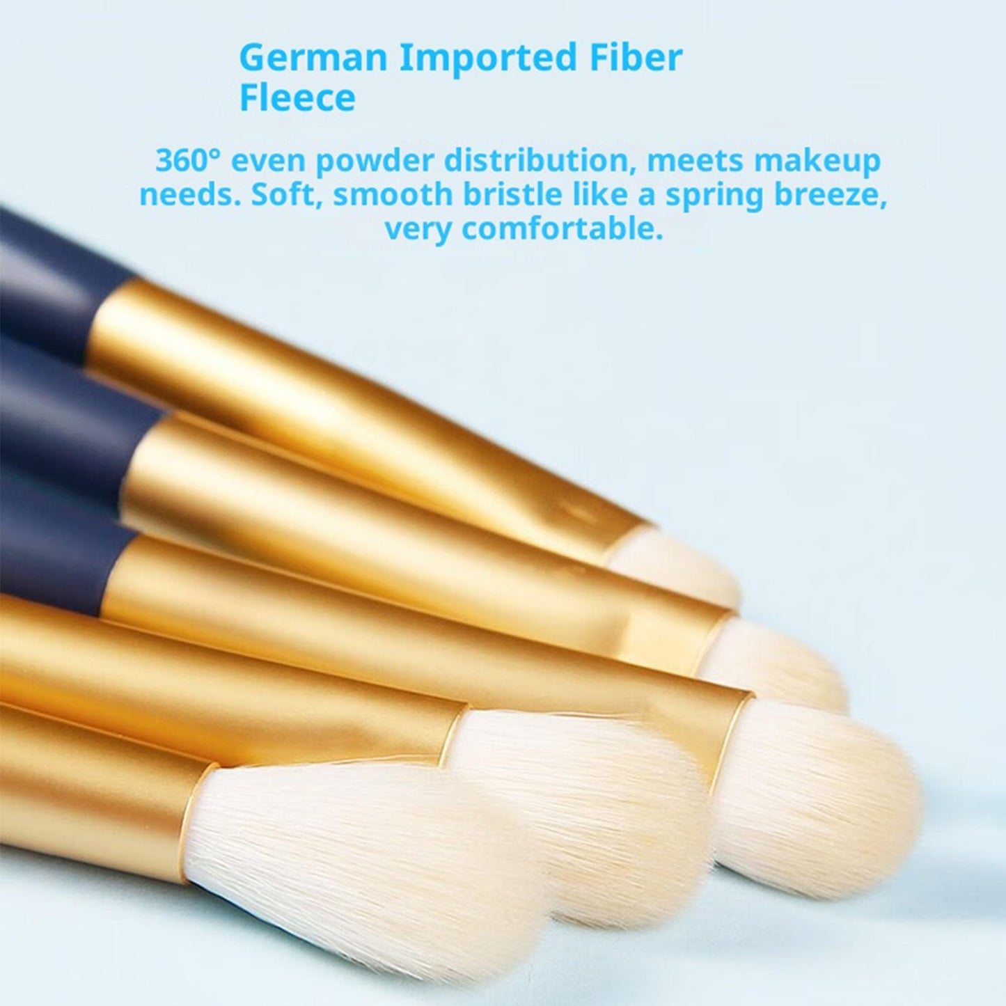 5-Piece Professional Eye Makeup Brush Set Ideal for Concealer, Eyebrow Makeup, And Eyeliner Application Features Soft Bristles and Injection-Molded Beauty & Personal Care SSyntillate