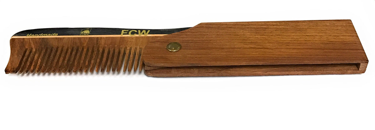 G.B.S Folding Beard Comb, Rosewood