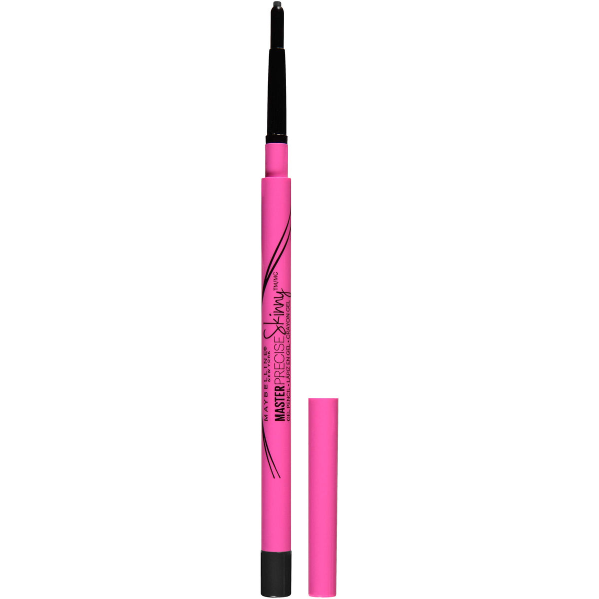 Maybelline New York Master Precise Skinny Gel Eyeliner Pencil, Refined Charcoal, 1 Count