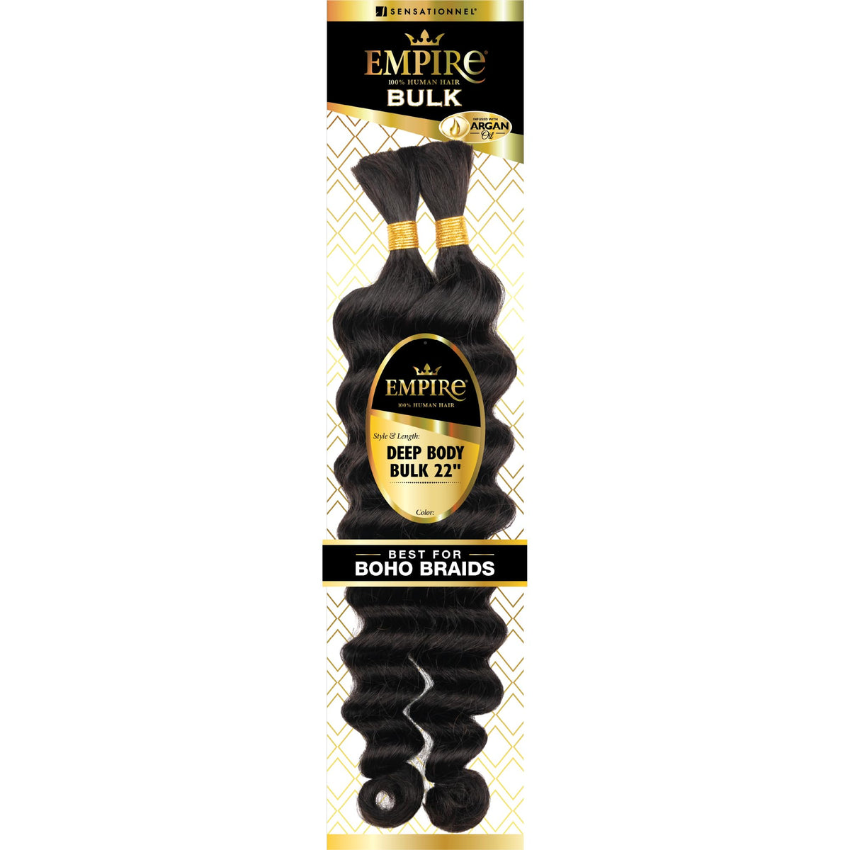 Sensationnel Empire Bulk Braiding-Deep Body,1 pack 22 inch, S27/613