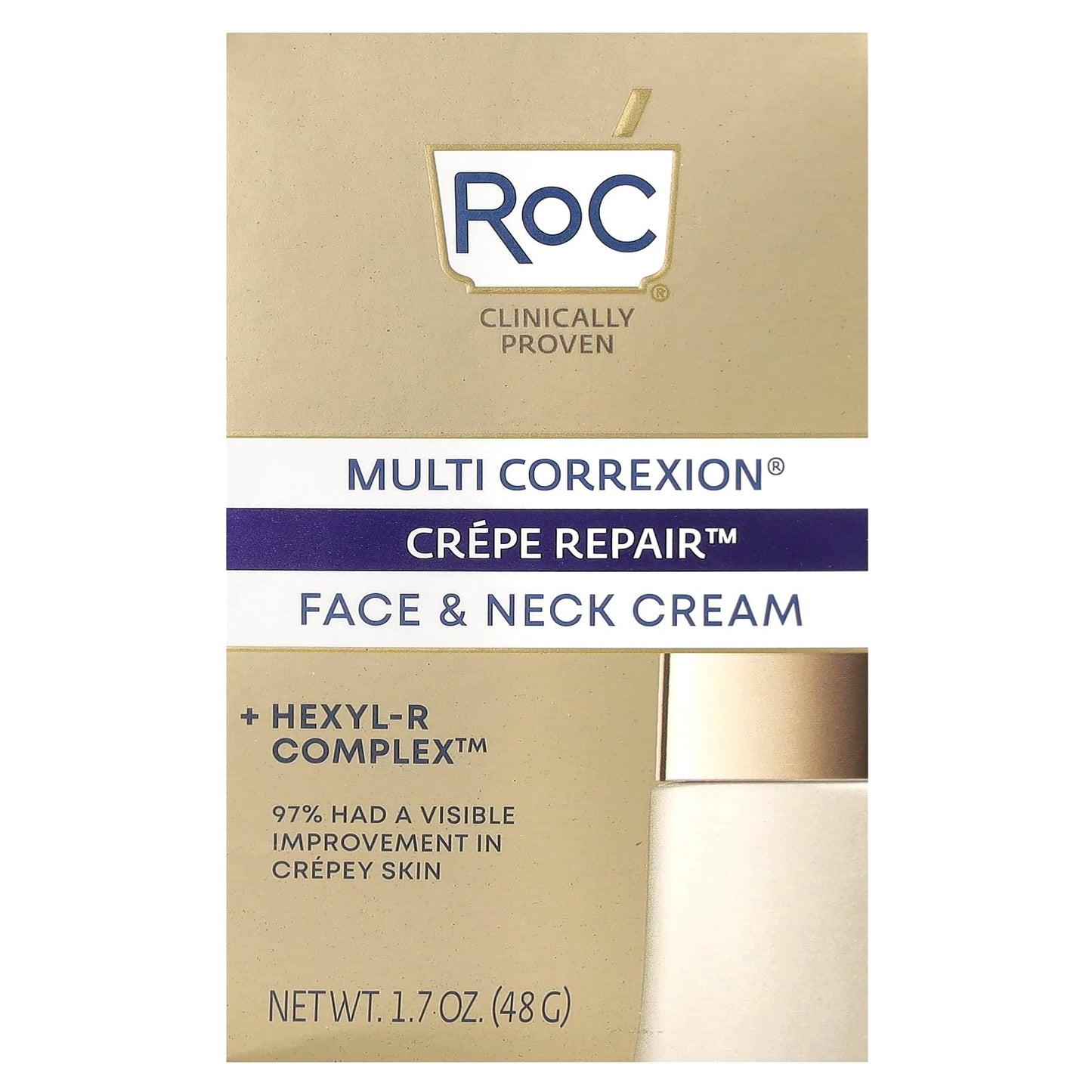 Roc Multi Correxion®, Crepe Repair™, Face & Neck Cream, 1.7 oz (48 g) Beauty & Personal Care Roc