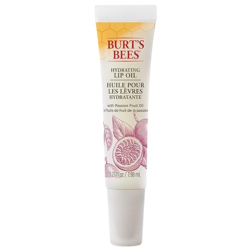 Burt's Bees 100% Natural Hydrating Lip Oil with Passion Fruit Oil, 1 Tube Beauty & Personal Care Burt's Bees