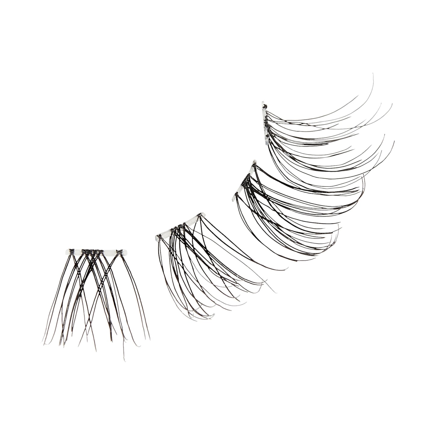 KISS The New Natural, False Eyelashes, 'Neo', 12mm-14mm, Includes 24 Wisps, Easy to Apply, Reusable Lash Clusters Beauty & Personal Care KISS