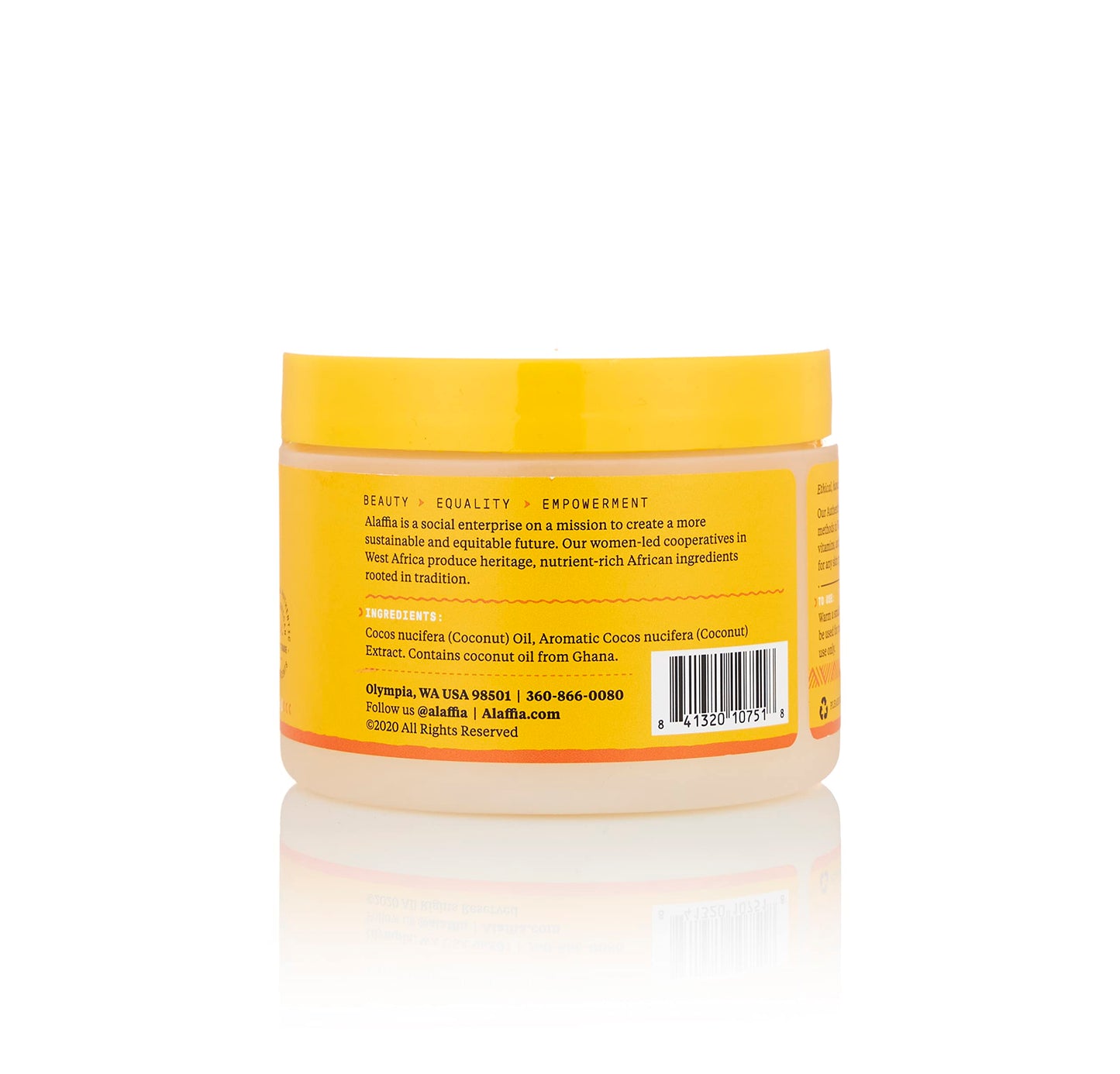 Alaffia Pure Unrefined Coconut Oil 11 OZ Beauty & Personal Care Alaffia