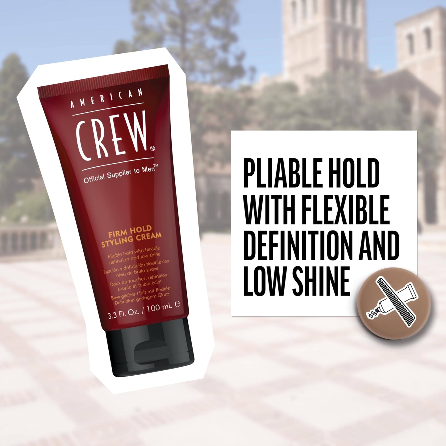American Crew Men's Hair Styling Cream, Like Gel with Firm Hold and Low Shine, 3.3 Fl Oz Beauty & Personal Care AMERICAN CREW