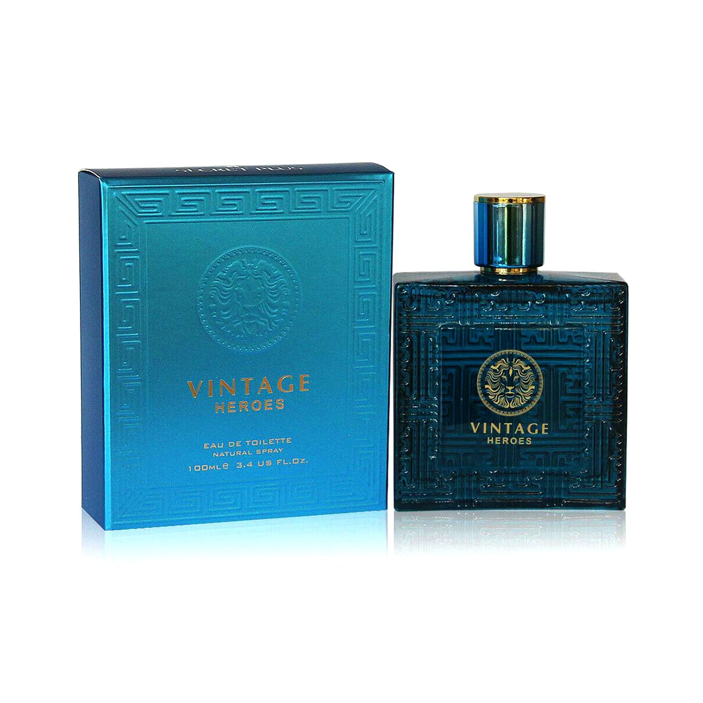 Holiday Depot Vintage Heroes, Fragrance for Men by Secret Plus, 3.4 Oz - 100 ml/Eau De Parfum Natural Spray Vaporizateur Beauty & Personal Care Holiday Depot