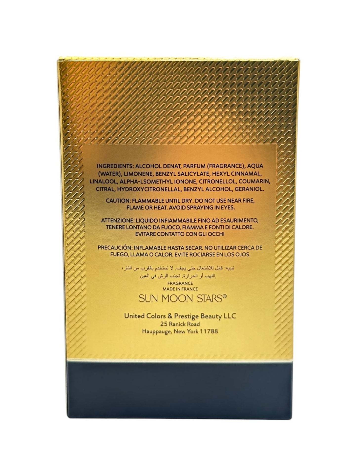 SUN MOON STARS Oro Pour Homme 3.3fl oz. Beauty & Personal Care SUN MOON STARS
