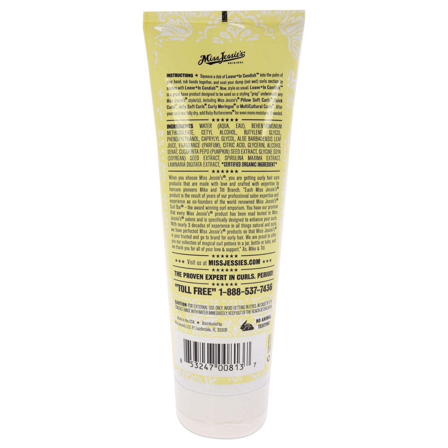 Miss Jessie's Leave in Condish Unisex Conditioner 8.5 oz Beauty & Personal Care Miss Jessie's