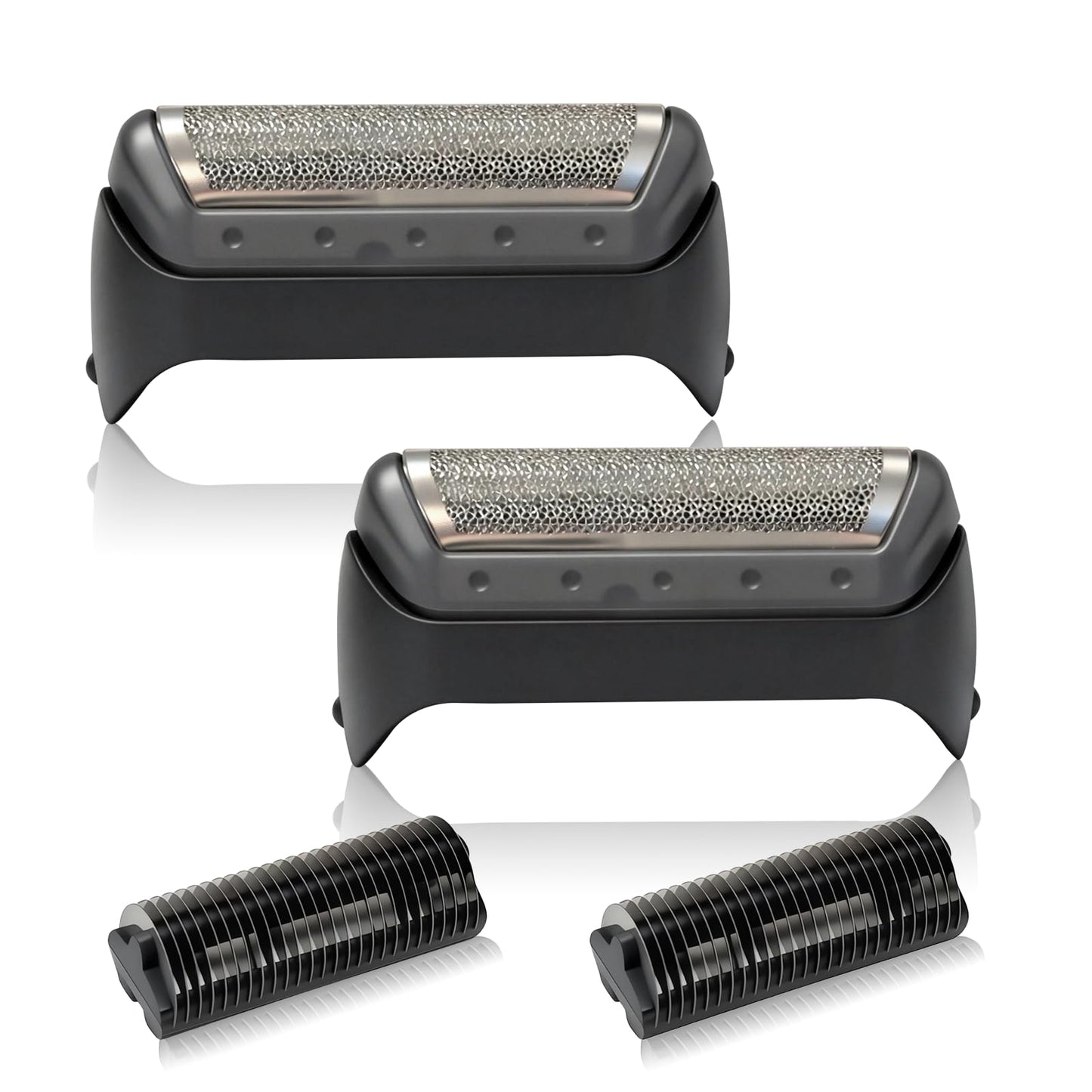 2 Pack 10B Replacement Foil & Cutter Set for Series 1 Cruzer Electric Shaver, 10B/20B 1000/2000 Series Shaver Head Replacement Parts Compatible Beauty and Personal Care Wokyo