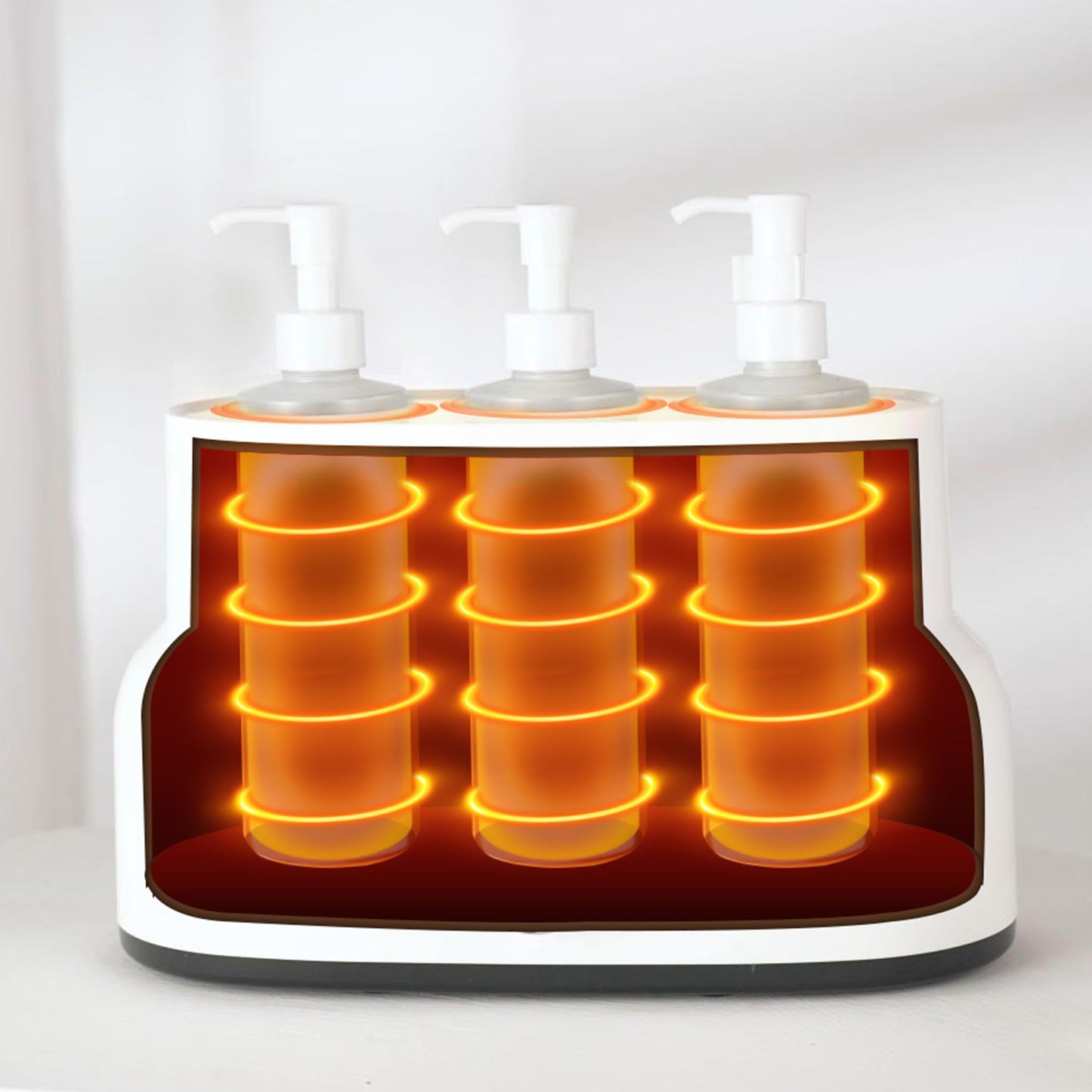 Master Massage Three Bottles Massage Oil, Lotion, Cream Warmer Heater with Empty Bottles- Massage Cream Heating Device- Salon Spa Body Therapy, White Beauty & Personal Care Master Massage Equipment
