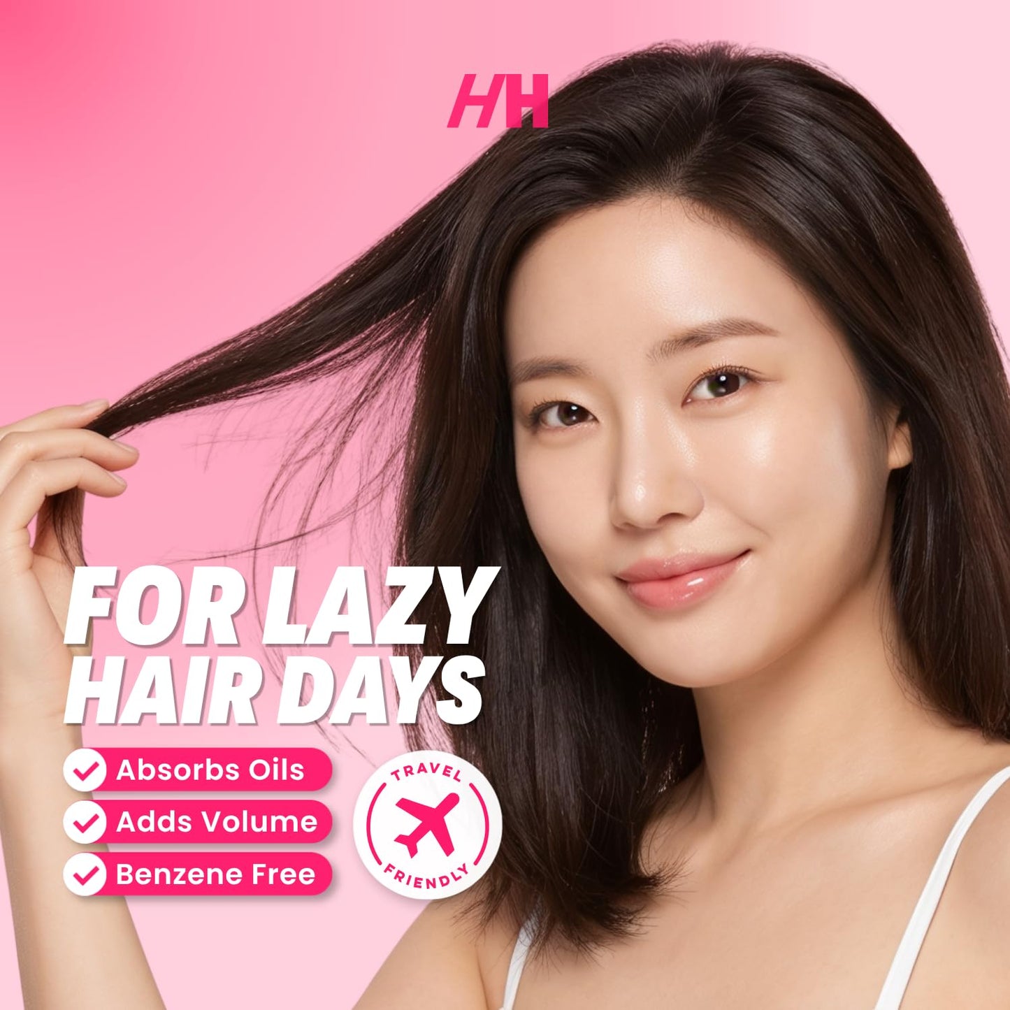 Handmade Heroes Non Aerosol Dry Shampoo Powder - Dark Brunette Hair, 1.8oz Beauty and Personal Care Handmade Heroes