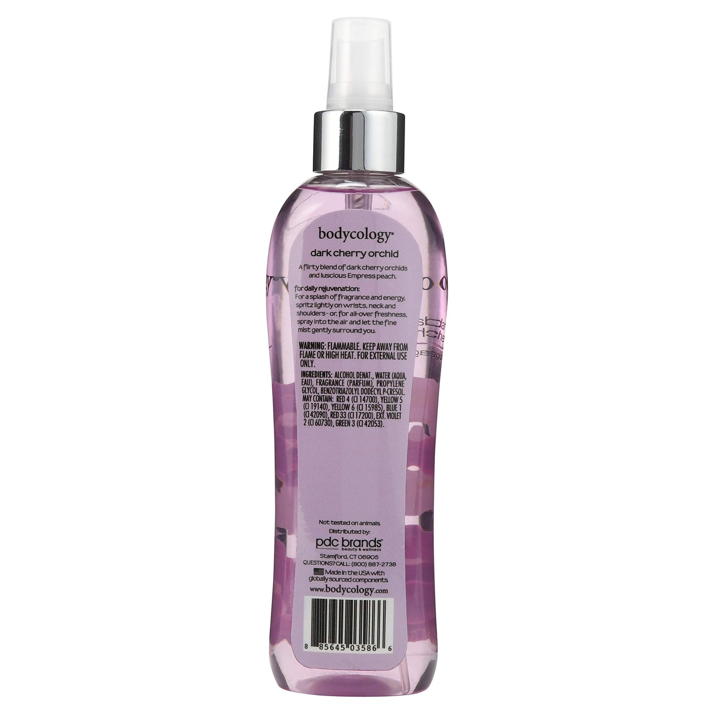 Bodycology Dark Cherry Orchid for Women - 8 oz Fragrance Mist Beauty & Personal Care Bodycology