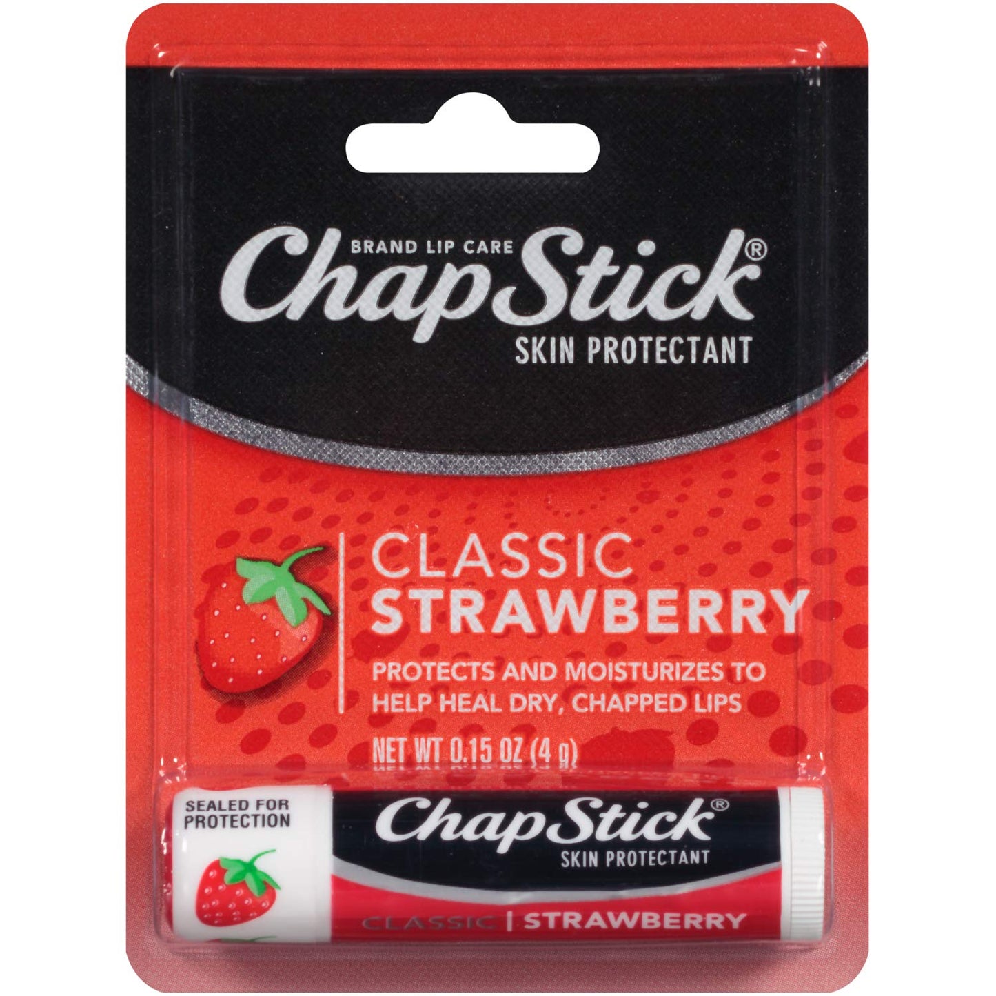 Chapstick Lip Balm-Classic Strawberry 3 Pack Beauty & Personal Care ChapStick