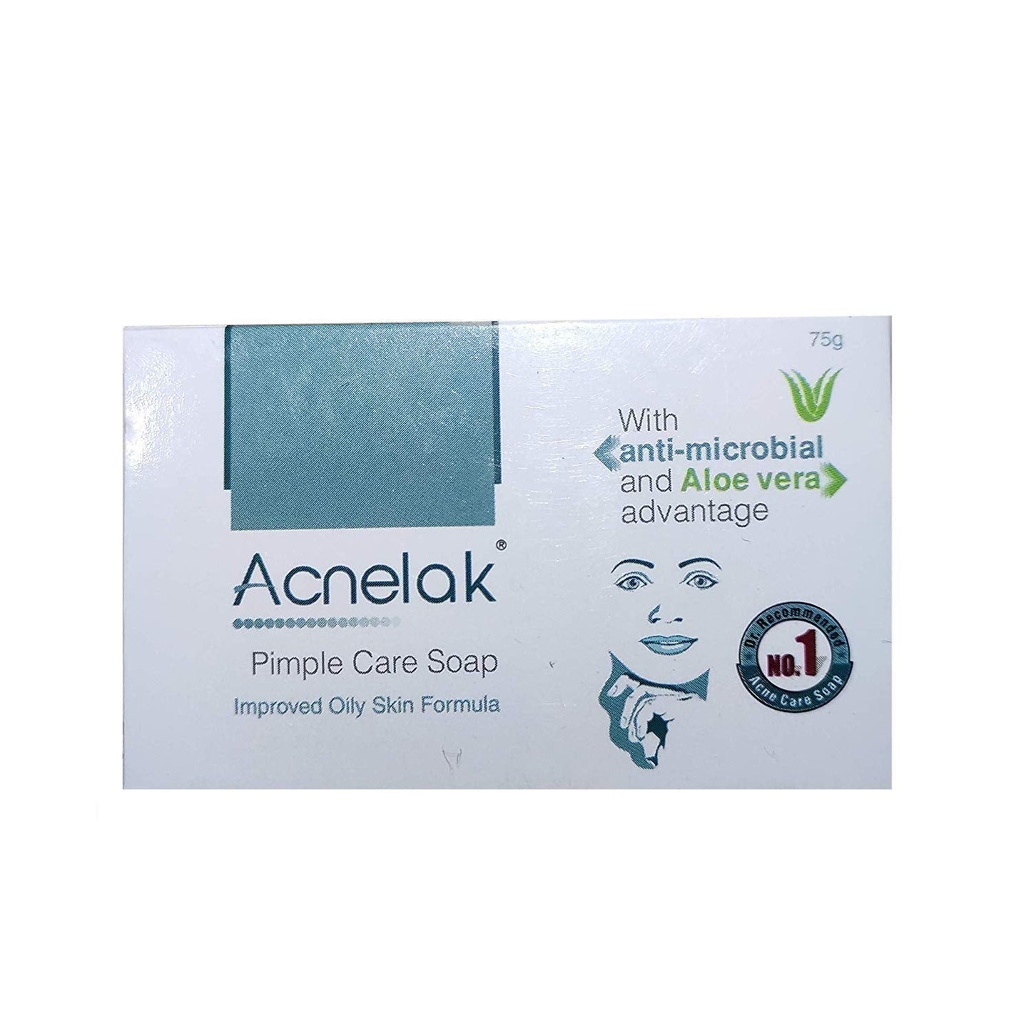 Acnelak 3 x 75gm (pack of 3) Pimple Care soap with anti microbial and Aloe vera advantage Beauty & Personal Care Niomtoper