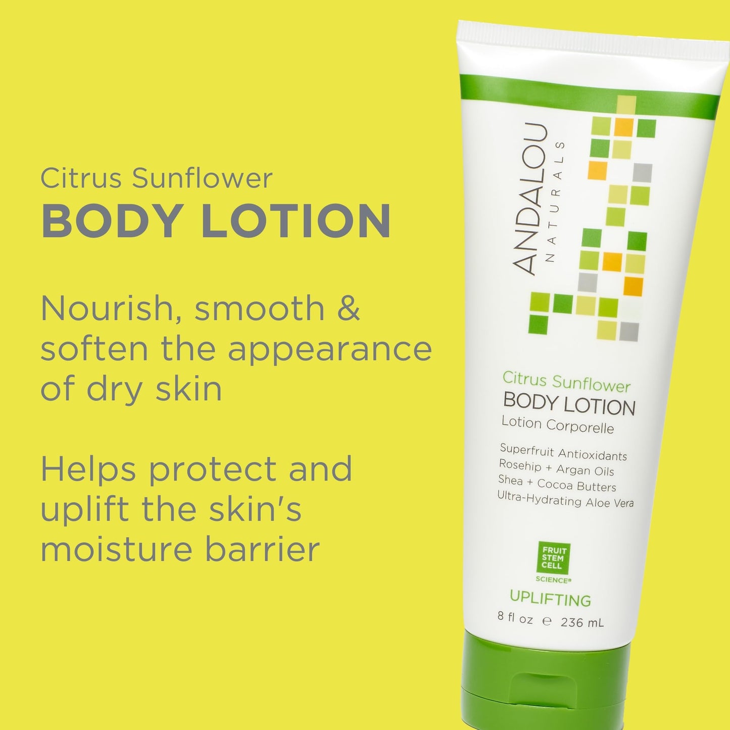 Andalou Naturals Citrus Sunflower Uplifting Body Lotion, 8 fl.oz (Packaging may vary) Beauty & Personal Care Andalou Naturals