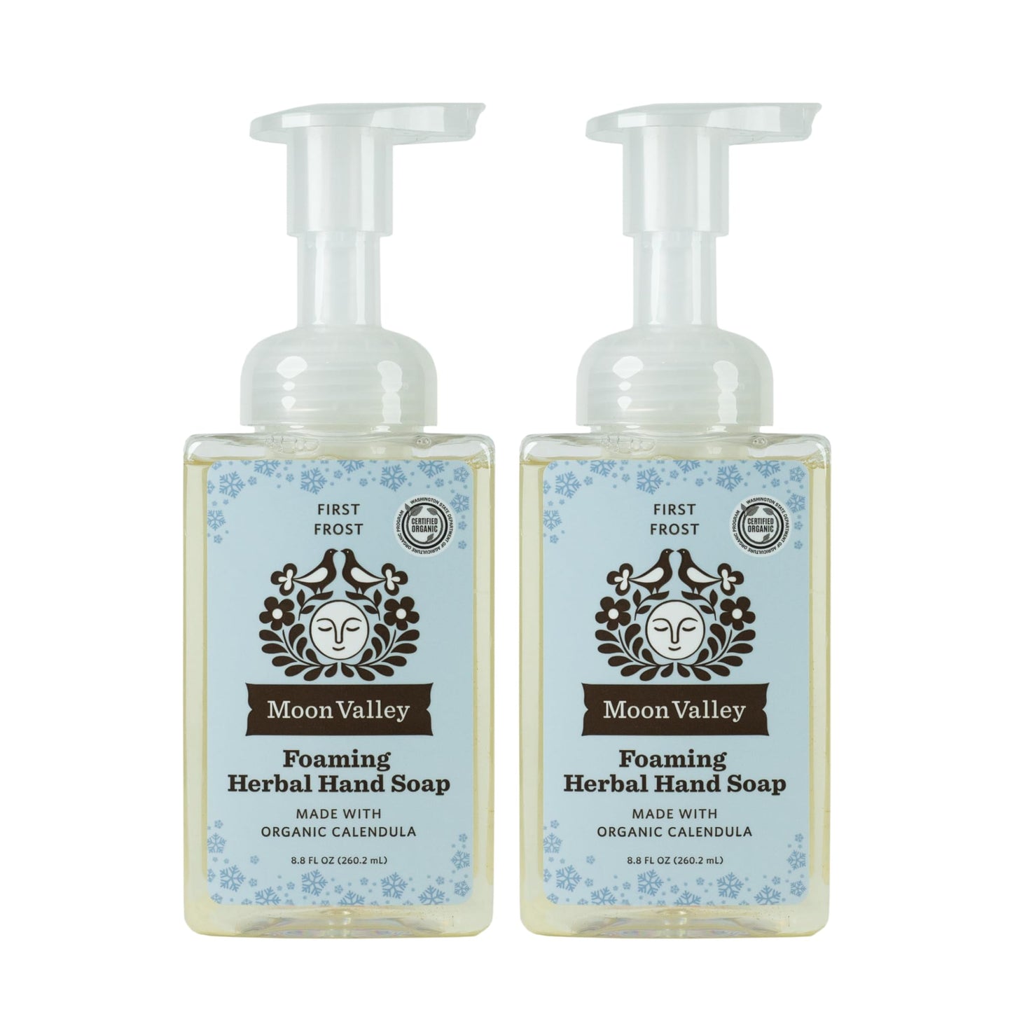 Moon Valley Herbal Foaming Hand Soap, Vegan (First Frost, Recyclable Bottle) Beauty & Personal Care Moon Valley Organics