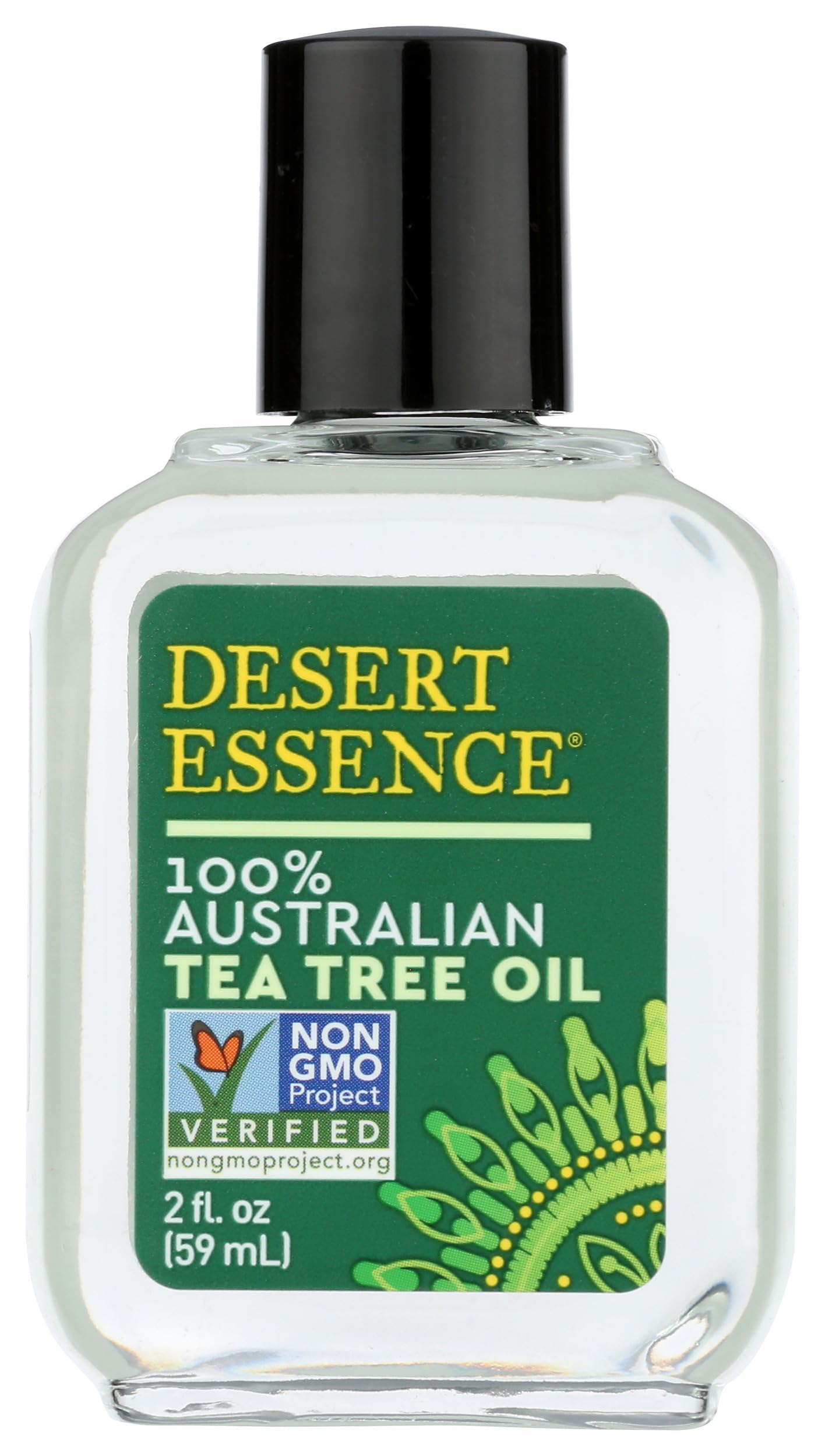 Desert Essence 100% Australian Tea Tree Oil Therapeutic Grade Essential Oil - Skin Cleansing, Clarifying, Soothing - Refreshing Air - Skin Care, Hair Beauty & Personal Care Desert Essence