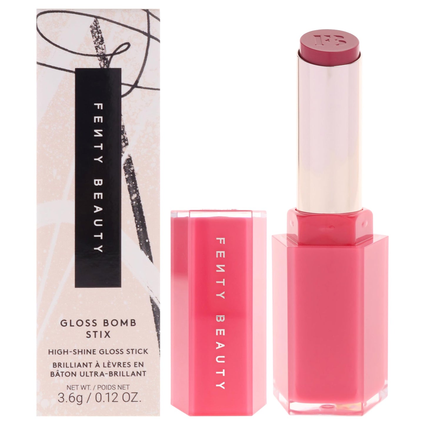 Gloss Bomb Stix High Shine Gloss - 05 High Biscus by Fenty Beauty for Women - 0.12 oz Lipstick Beauty & Personal Care FENTY BEAUTY