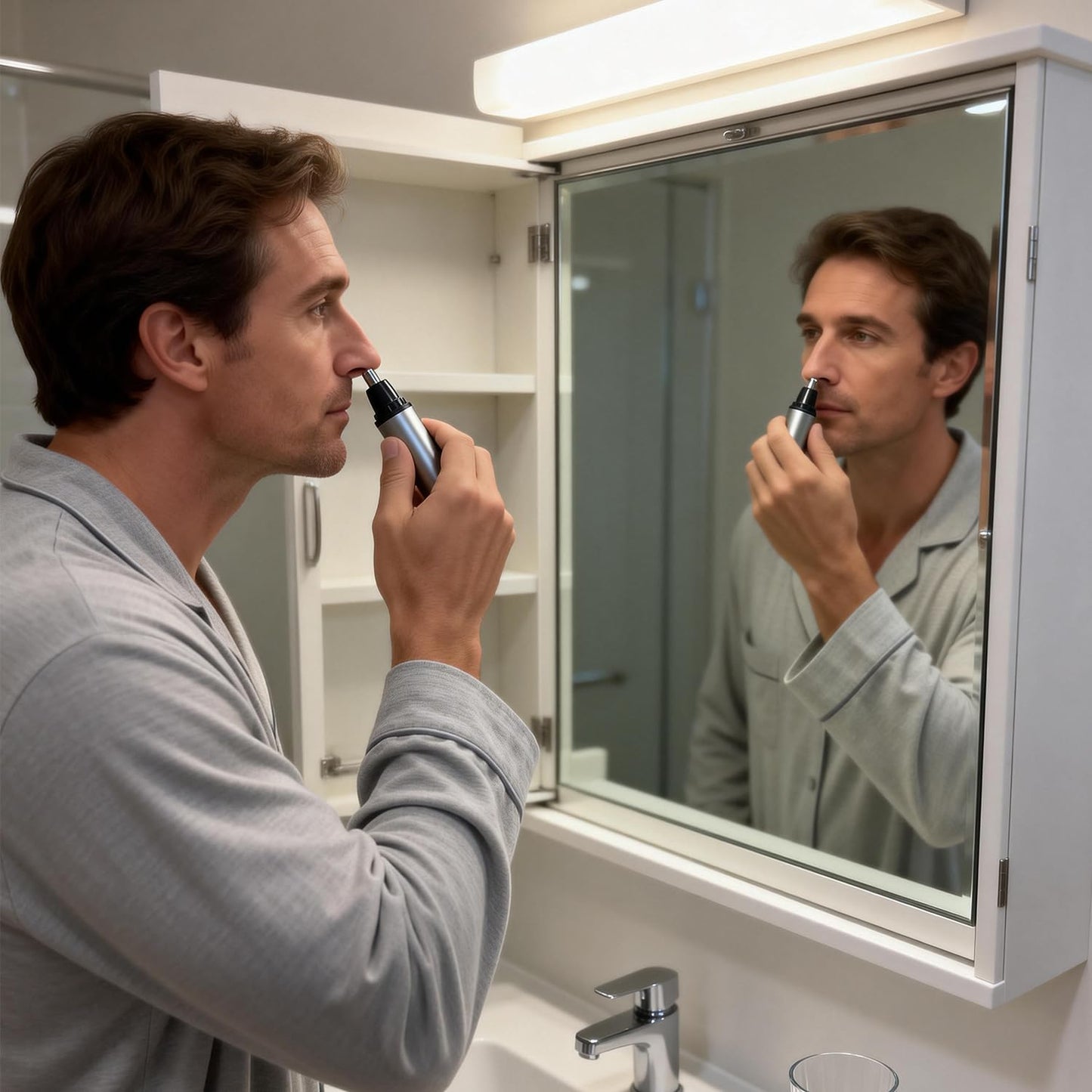Pemoupnd Ear and Nose Hair Trimmer Clipper,Portable Easy Clean for Men Women Beauty and Personal Care Pemoupnd