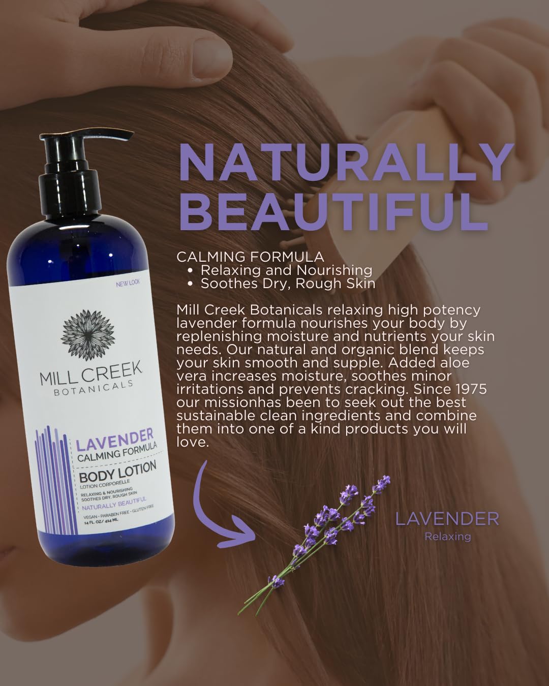 Mill Creek Lavender Lotion (Natural & Organic!) (1 Pack) Beauty & Personal Care Mill Creek