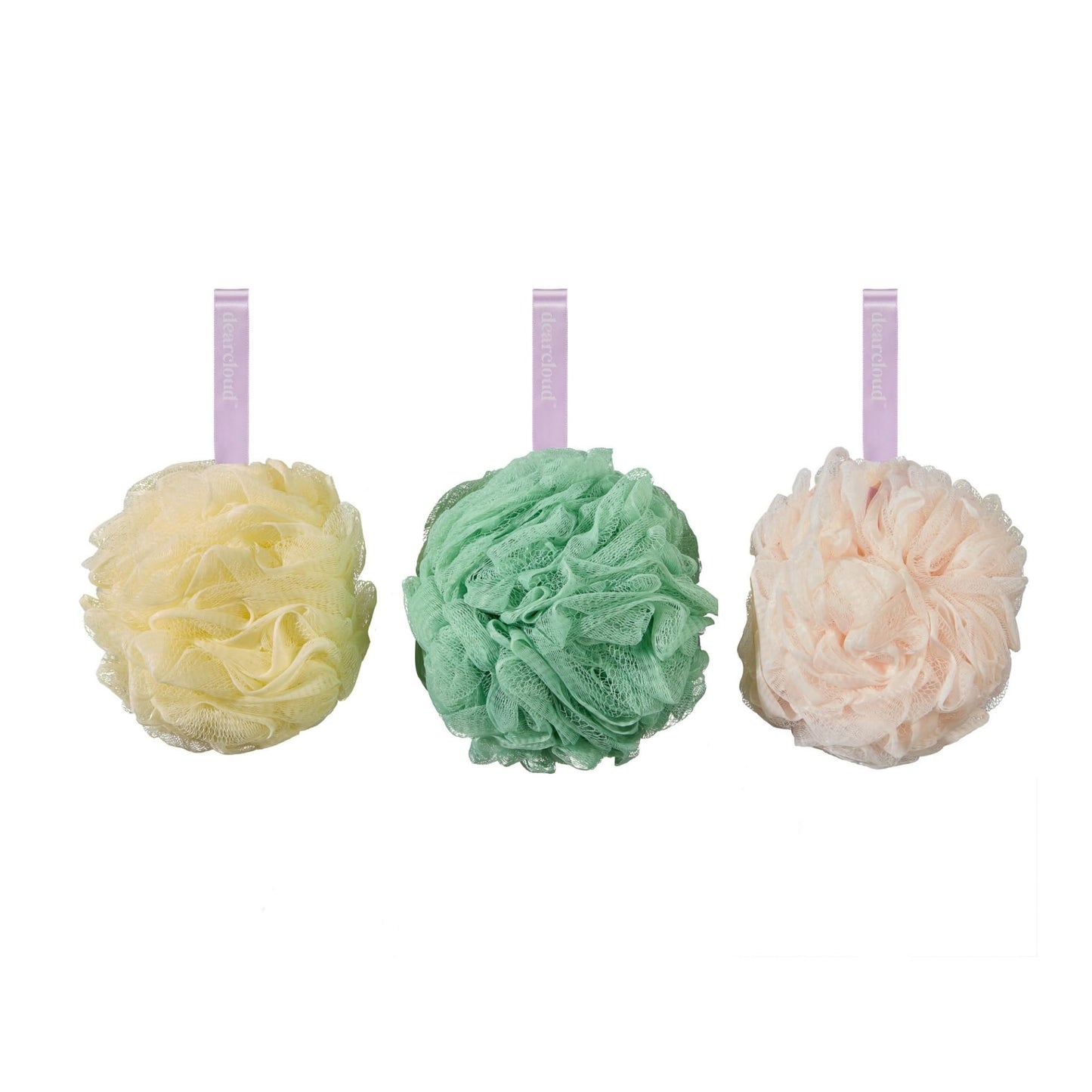 dearcloud XL Classic Loofah 3-Pack - Body Scrubber (Sage) Beauty and Personal Care dearcloud
