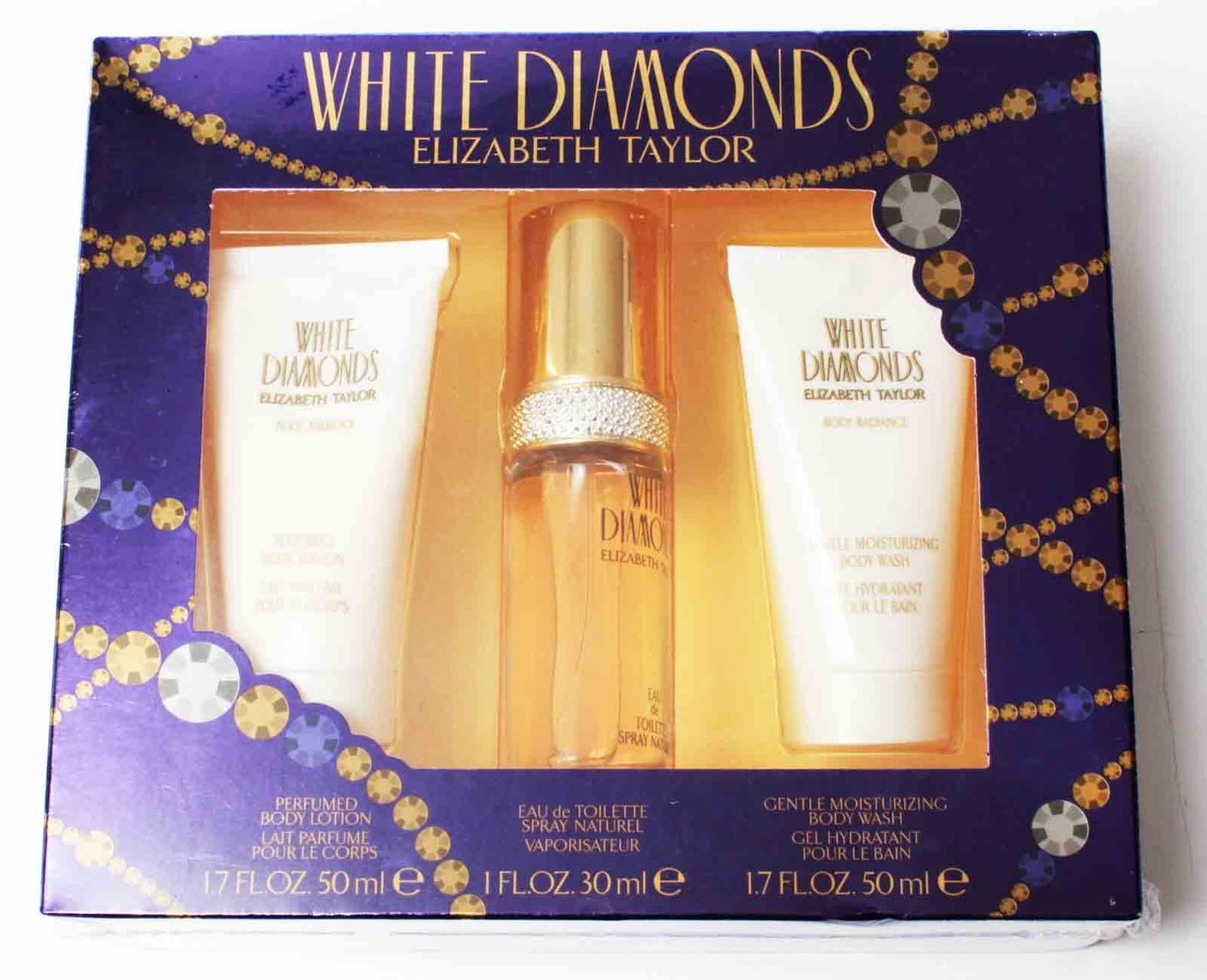 Elizabeth Taylor White Diamonds 3 Piece Gift Set Beauty & Personal Care Elizabeth Taylor