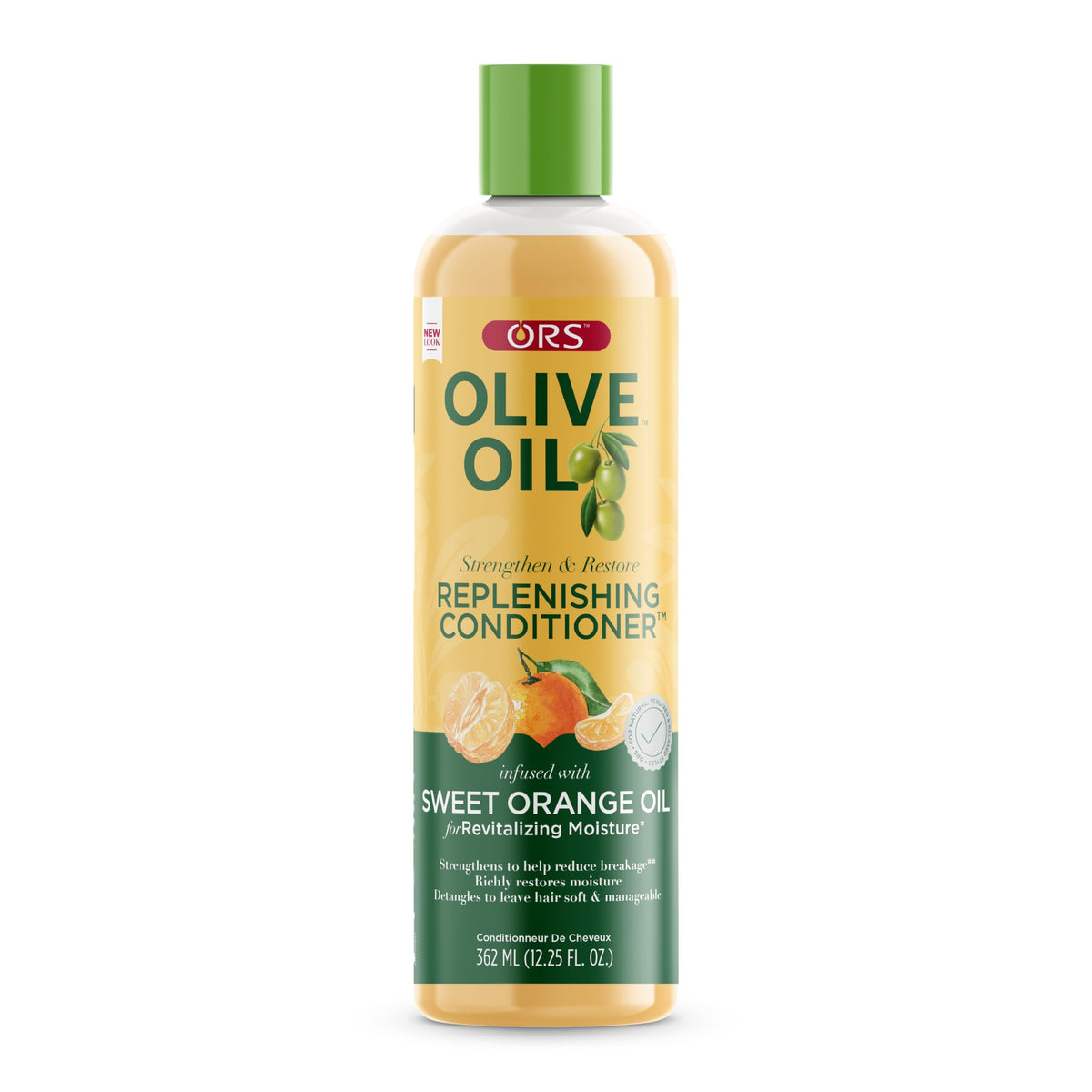 ORS Olive Oil Strengthen & Nourish Replenishing Conditioner infused with Sweet Orange Oil for Revitalizing Moisture 12.25 Ounce (Pack of 1)