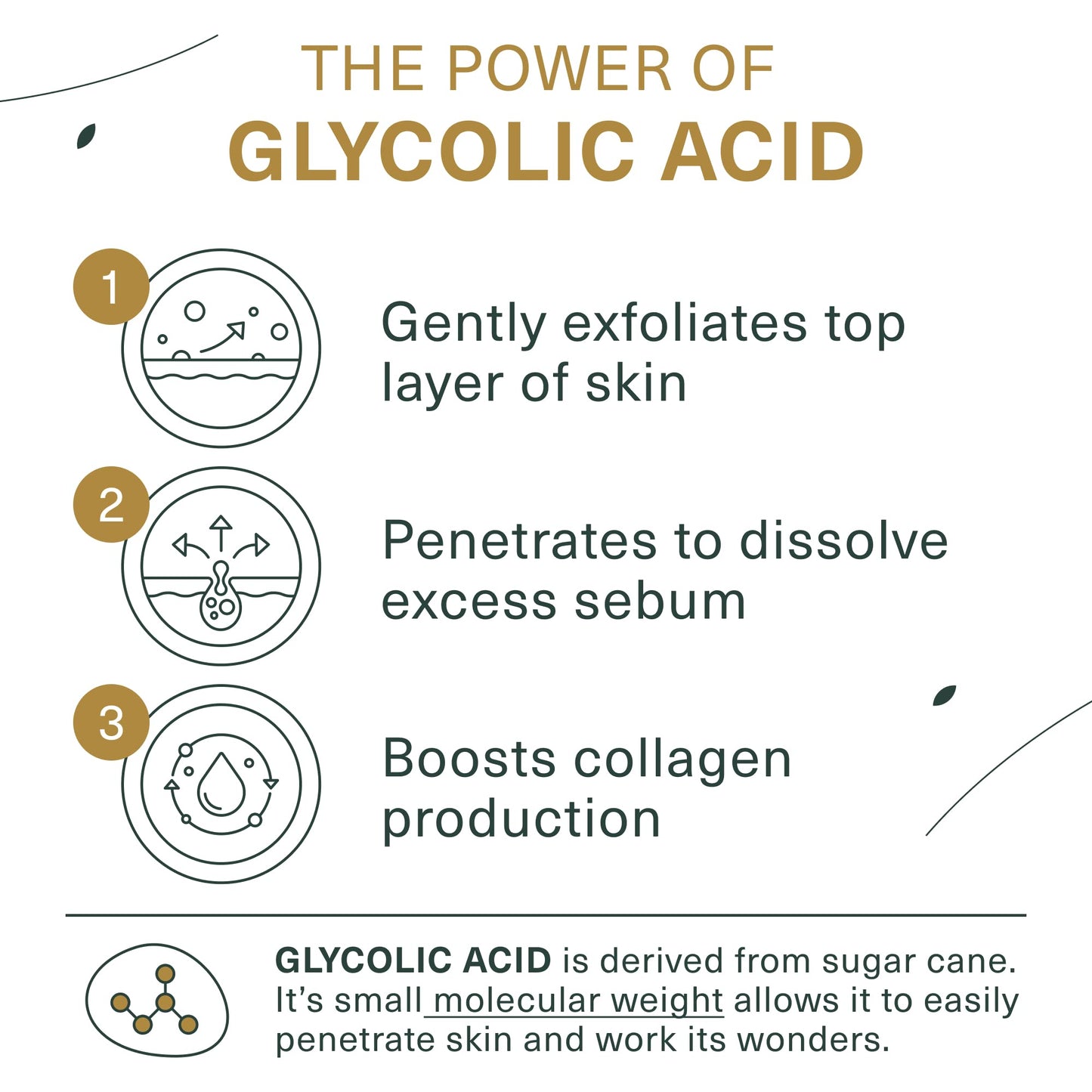 Botanic Tree Glycolic Acid Face Wash - Facial Cleanser For Skin Care, Treatment Scrub, 10% Glycolic and Salicylic Acid 6 fl. oz (2 pack) Beauty & Personal Care Botanic Tree
