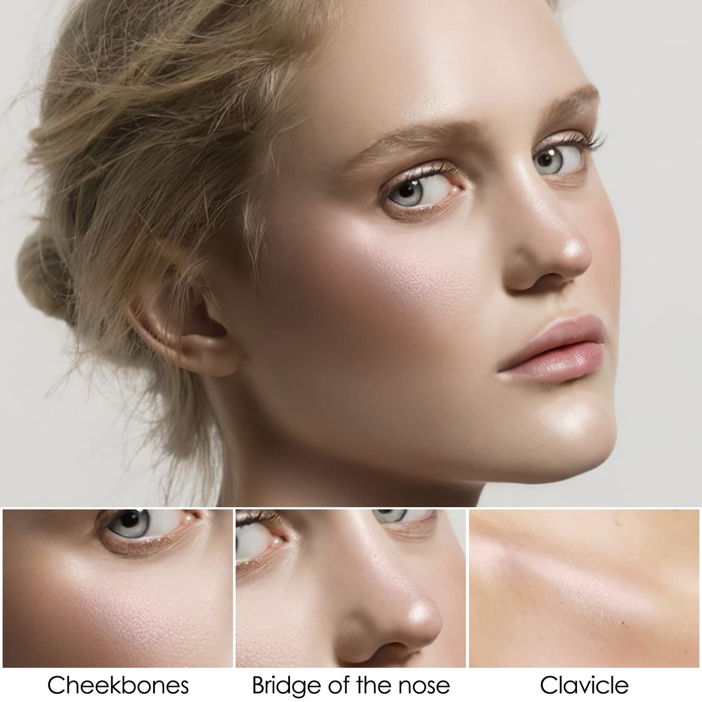 FOCALLURE 2 Pcs Contour Foundation Stick, Highlighter & Bronzer Pen, Face Brightens & Shades Pencil, Highlighting Shade Longwear Makeup, Highlight Beauty & Personal Care FOCALLURE