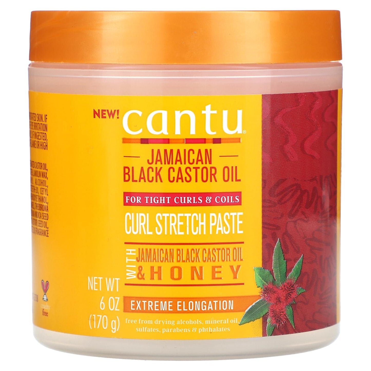 Cantu Jamaican Black Castrol Oil Curl Stretch Paste with Honey 6 oz Beauty & Personal Care Cantu