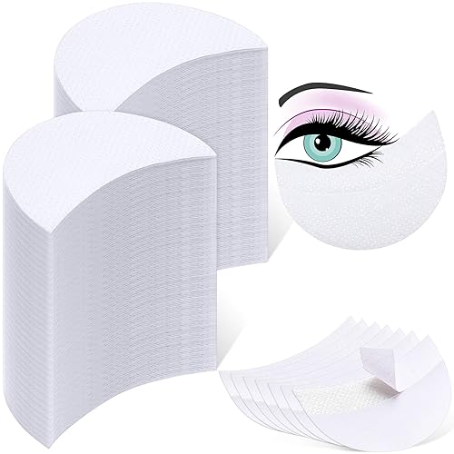 600 Pieces Eyeshadow Pad Shield Eyeshadow Patches White Eyeshadow Stencils Under Eye Pads Prevent Makeup Residue for Eyelash Extensions Lip Makeup Beauty & Personal Care Zhanmai