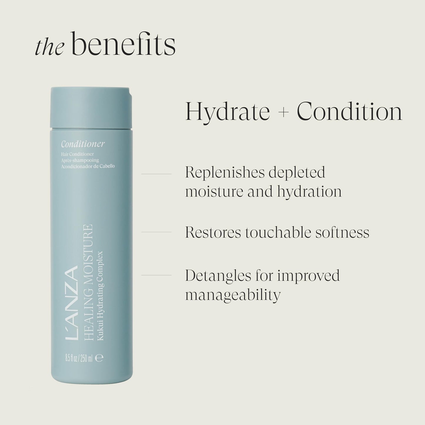 L'ANZA Healing Moisture Hair Spray Mist, Shampoo & Conditioner Set, Hydrates & Heals Damaged Locks, Deep Hydration, Softens, Anti-Frizz Beauty & Personal Care L’ANZA