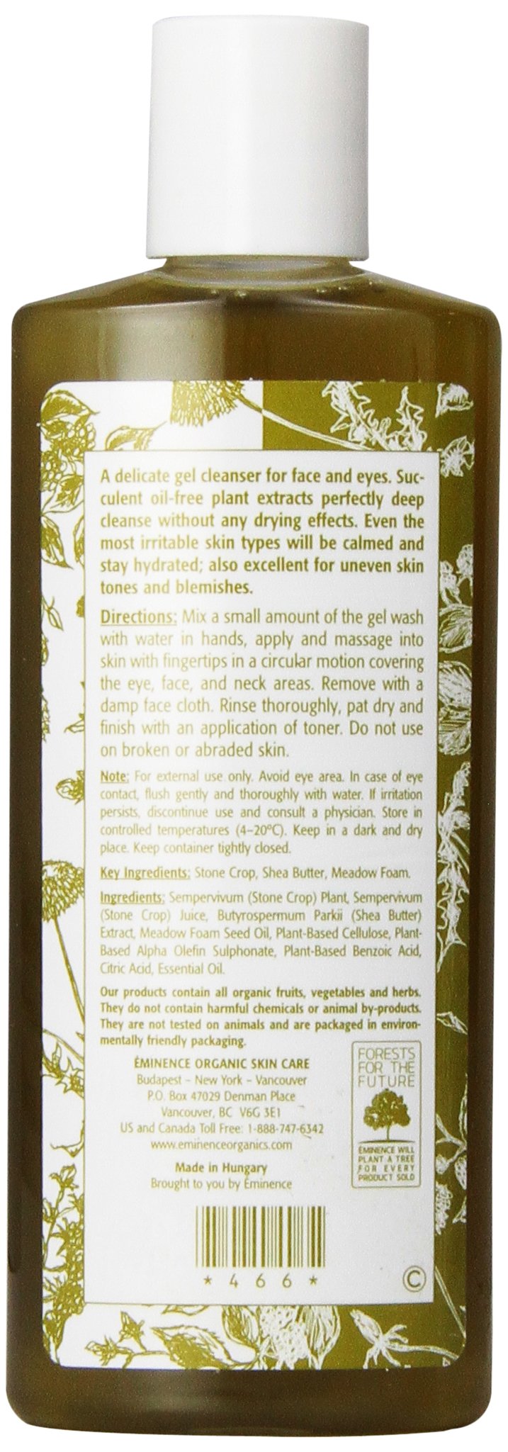 Eminence Stone Crop Gel Wash, 4.2 Fluid Ounce Beauty & Personal Care Eminence